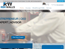 Tablet Screenshot of kenwalls.com